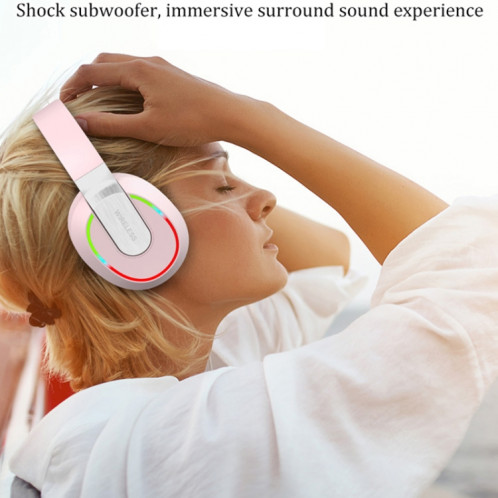 Écouteur Bluetooth sans fil pliable à réduction de bruit ENC L850 avec microphone (blanc) SH201D898-08