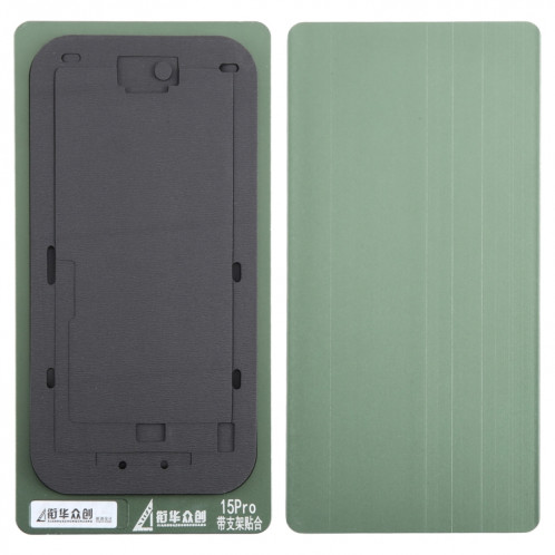 Écran LCD pour iPhone 15 Pro, avec cadre, tapis de positionnement, moule fixe SH40031662-05