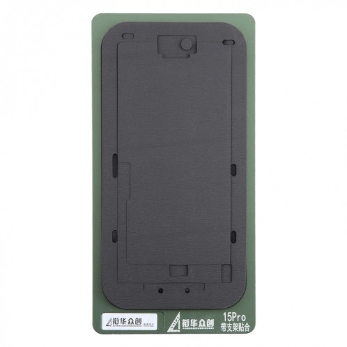Écran LCD pour iPhone 15 Pro, avec cadre, tapis de positionnement, moule fixe SH40031662-05