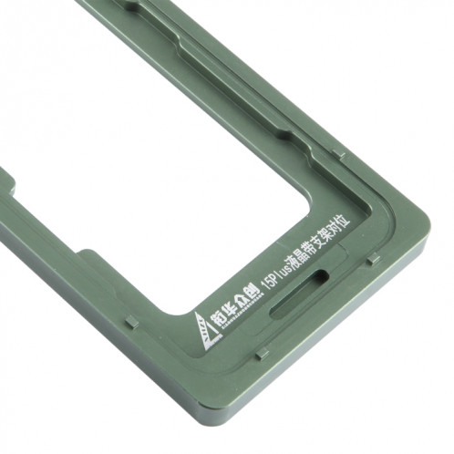 Pour iPhone 15 Plus écran LCD lentille extérieure en verre calibrage moule fixe SH41011225-05