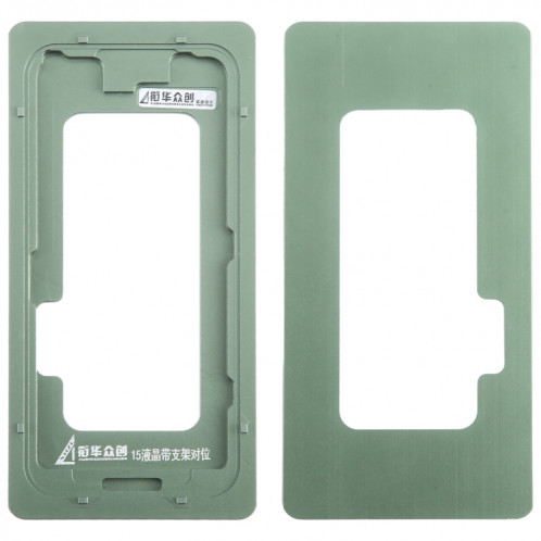 Pour iPhone 15 écran LCD lentille extérieure en verre calibrage moule fixe SH4102847-05