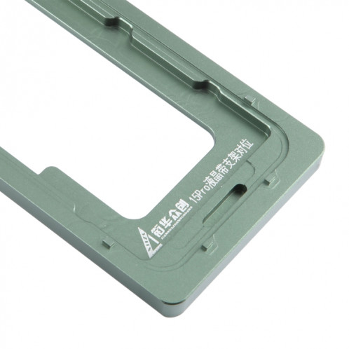 Pour iPhone 15 Pro écran LCD lentille extérieure en verre calibrage moule fixe SH4103162-05