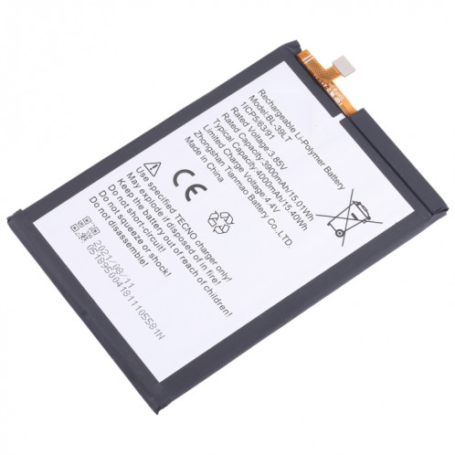 Pour le remplacement de la batterie Tecno Camon 12 / Camon 12 Air SH57011054-04