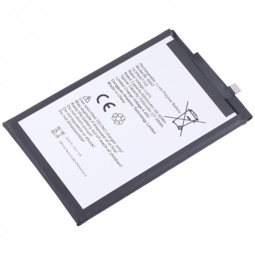 Pour le remplacement de la batterie Tecno Pova 2 LE7 SH57021206-04
