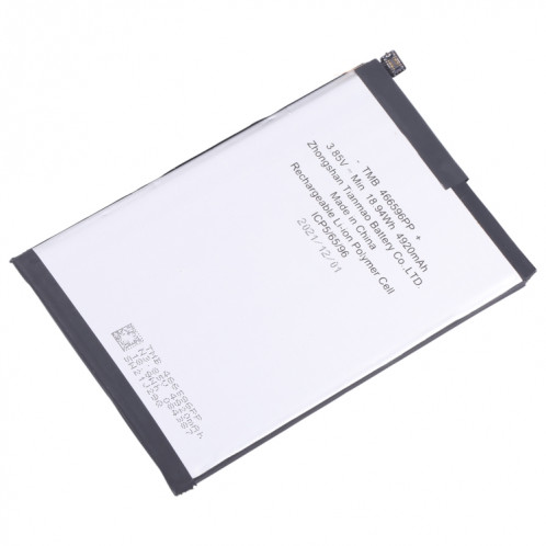 Pour le remplacement de la batterie Tecno Pop 4/Camon 15 SH57131418-04