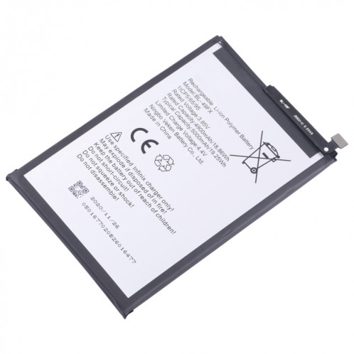Pour Infinix Smart 6/X6511/X6511B remplacement de batterie BL-49FX 5000 mAh SH66041315-04