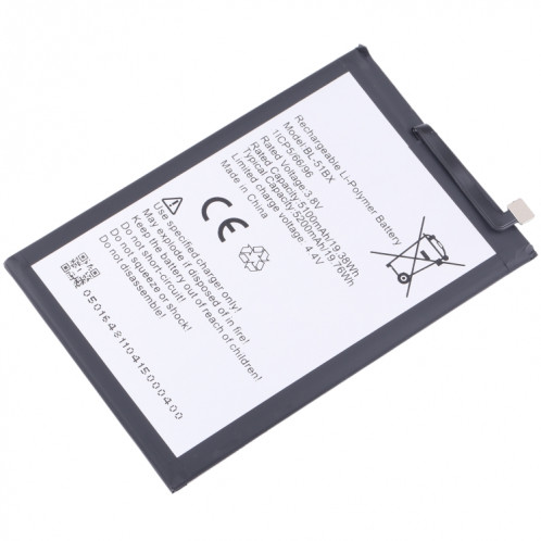 Batterie de remplacement pour Infinix Note 8/Hot 10/Note 8i, BL-51BX, 5200mAh SH66051534-04