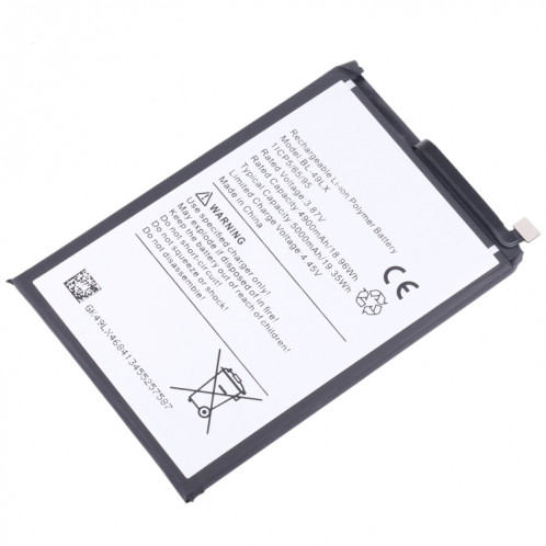 Batterie de remplacement pour Infinix Hot 12/Hot 20S, BL-49LX, 5000mAh SH66081481-04