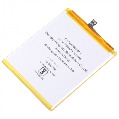 Batterie de remplacement pour Infinix S3X/Hot 6X, BL-39JX, 4000mAh SH66091987-04