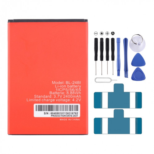 Pour remplacement de batterie Itel BL-24BI 2400 mAh SH69071453-04