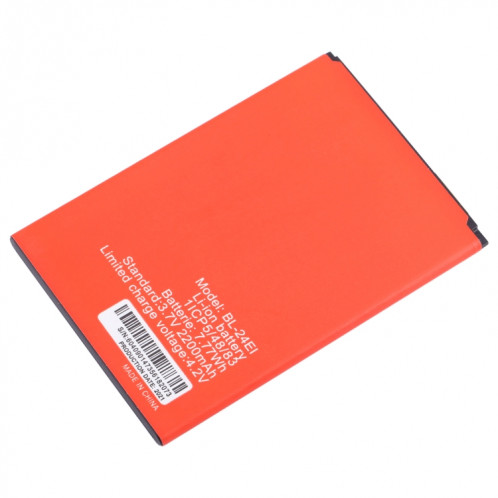 Pour Itel A40 / A41 / A41 + / A44 /A44 Pro remplacement de batterie BL-24EI 2200mAh SH69081082-04