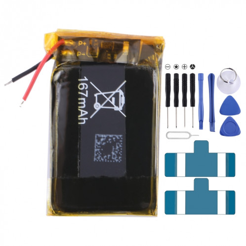 Pour Fitbit Blaze FB502 remplacement de batterie LSSP321830AE 167 mAh SH71011264-04