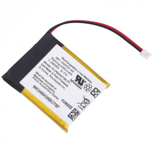 Batterie de remplacement pour Garmin Fenix 3/Fenix 3 HR, 361-00034-02, 290mAh SH86041375-04