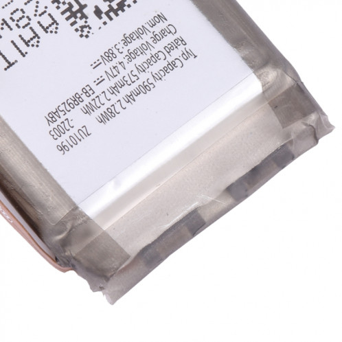 Batterie de remplacement pour Samsung Watch 5 Pro SM-R925, EB-BR925ABY, 590mAh SH8801786-04