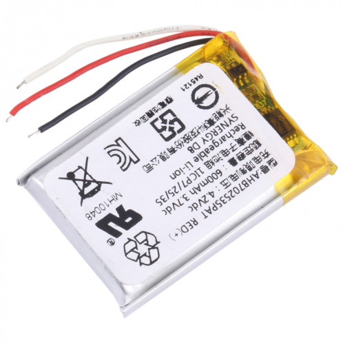 Pour le remplacement de la batterie GPS de la souris de jeu AHB702535PAT 600mAh SH98011078-04