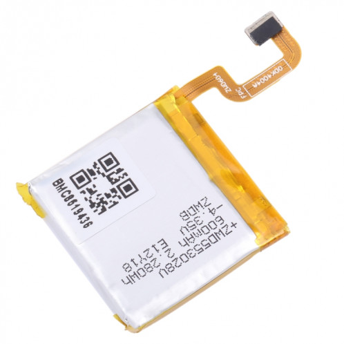 Batterie de remplacement pour montre Teemo G1/SW17D, ZWD553028V E12Y18, 600mAh SH5701151-04