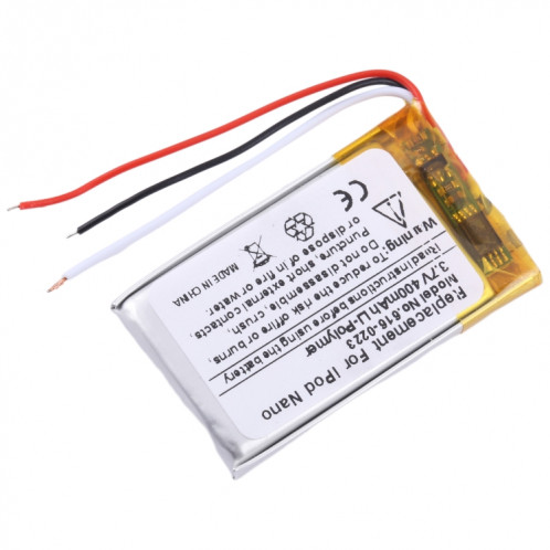 Batterie de remplacement pour iPod Nano 1, 1ère génération, MP3, 616-0223, 400mAh SH6201985-04