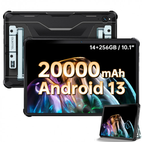  Tablette robuste OUKITEL RT6 4G réseau IP68/IP69K, 8 Go + 256 Go, 10,1 pouces Android 13 MediaTek MT8788 Octa Core prise en charge double SIM, prise UE (orange) SO001A599-014