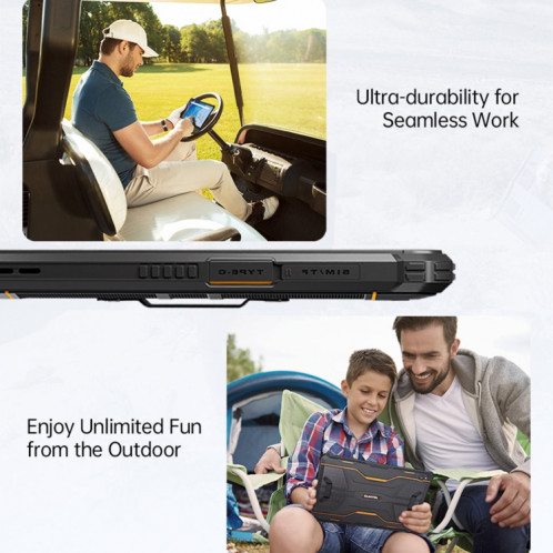  Tablette robuste OUKITEL RT6 4G réseau IP68/IP69K, 8 Go + 256 Go, 10,1 pouces Android 13 MediaTek MT8788 Octa Core prise en charge double SIM, (noir) SO001B521-014