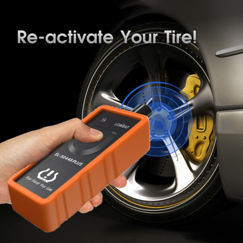 Pour Ford TPMS 2 en 1 dispositif de réinitialisation de la pression des pneus de voiture outil de détection EL-50448 EL-50449 SH13061184-06