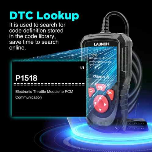 LAUNCH CR3008Plus Outil de diagnostic de panne de moteur de voiture SH1315623-010