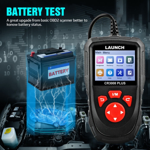 LAUNCH CR3008Plus Outil de diagnostic de panne de moteur de voiture SH1315623-010