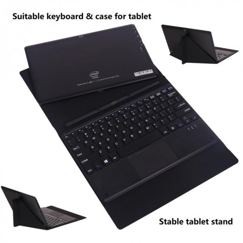 Tablette PC 2 en 1 HONGSAMDE 10,1 pouces, 12 Go + 128 Go, Windows 11, Intel Gemini Lake J4125 Quad Core avec clavier (noir) SH903A1325-07