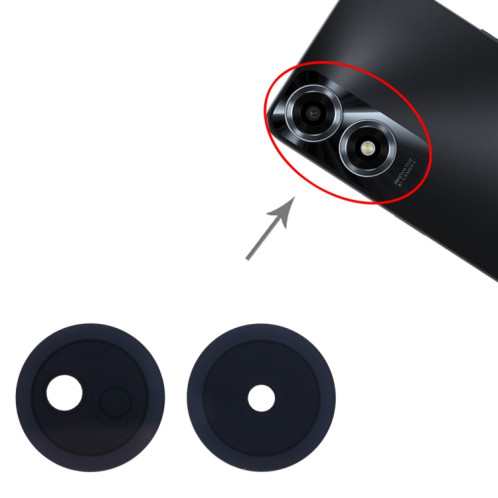 Pour OPPO A79 5G 10 jeux d'objectifs de caméra arrière SH5403527-04