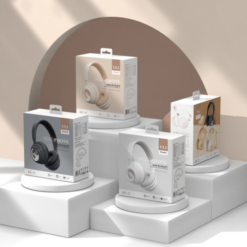 Casque Bluetooth à lumière RVB supra-auriculaire KE-31 (noir) SH701A1080-04