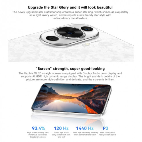 Huawei nova 12 Active, 8 Go + 256 Go, identification par empreinte digitale à l'écran, 6,7 pouces HarmonyOS 4.0 Qualcomm Snapdragon 778G 4G Octa Core, réseau : 4G, NFC, OTG, ne prend pas en charge Google Play (bleu) SH201C1249-010