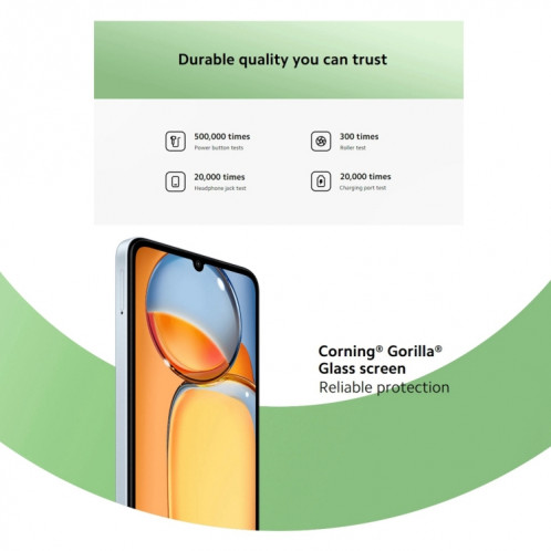 Xiaomi Redmi 13C 5G, 4 Go + 128 Go, 6,74 pouces MIUI 14 MediaTek Dimensity 6100+ Octa Core 2,2 GHz, NFC, réseau : 5G (Starlight Black) SX001A856-012