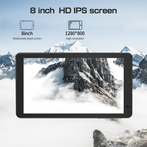 Tablette PC WiFi Pritom B8 8 pouces, 4 Go + 64 Go, Android 13 Allwinner A523 Octa Core CPU Support Google Play (Bleu) SP801C1669-08