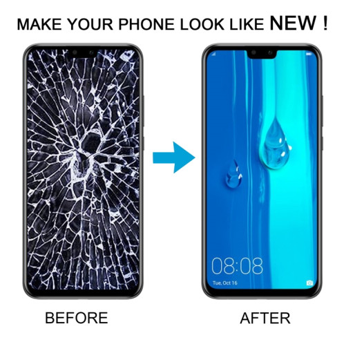 Pour Huawei Y9 2019 Écran LCD Cog avec assemblage complet de numériseur SH9103591-07