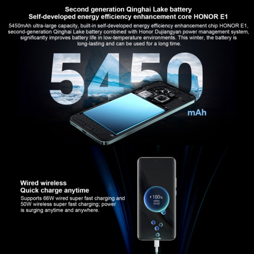 Honor Magic6, 12 Go + 256 Go, appareil photo 1080 MP, 6,78 pouces Magic OS 8.0 Snapdragon 8 Gen 3 Octa Core jusqu'à 3,3 GHz, réseau : 5G, OTG, NFC (bleu) SH701A1108-010