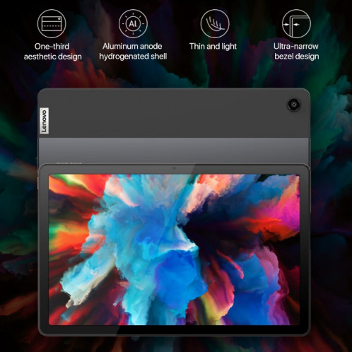 Tablette Lenovo K10 Pro 10,6 pouces 5G LTE, 6 Go + 128 Go, Android 13, Qualcomm Snapdragon 695 Octa Core, prise en charge de l'identification faciale (gris) SL201A1054-012