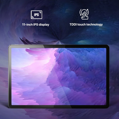 Tablette Lenovo K11 Pro 5G LTE, 6 Go + 128 Go, 11 pouces Android 11, Qualcomm Snapdragon 750G Octa Core, prise en charge de l'identification faciale (gris) SL401A584-011