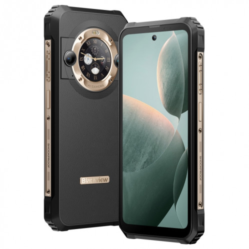  Blackview BL9000, 12 Go + 512 Go, IP68/IP69K/MIL-STD-810H, 6,78 pouces + 1,32 pouces Android 13 MediaTek Dimensity 8020 Octa Core, réseau : 5G, NFC, OTG (Aurora Gold) SB401A447-021