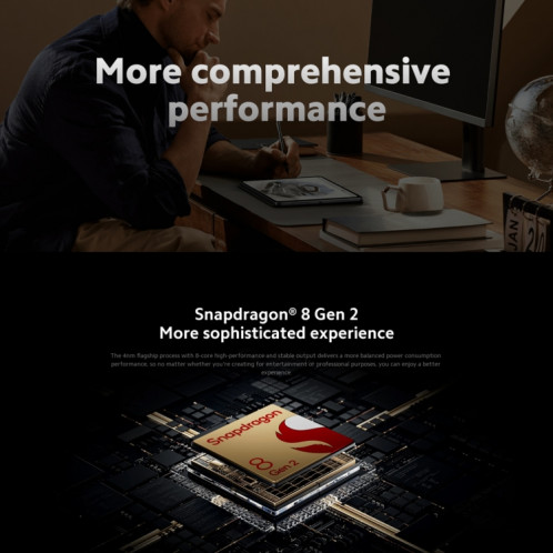 Xiaomi Pad 6S Pro 12,4 pouces, 12 Go + 512 Go, HyperOS Qualcomm Snapdragon 8 Gen2 Octa Core, batterie 10 000 mAh (noir) SX703A1791-032