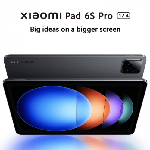 Xiaomi Pad 6S Pro 12,4 pouces, 12 Go + 512 Go, HyperOS Qualcomm Snapdragon 8 Gen2 Octa Core, batterie 10 000 mAh (noir) SX703A1791-032