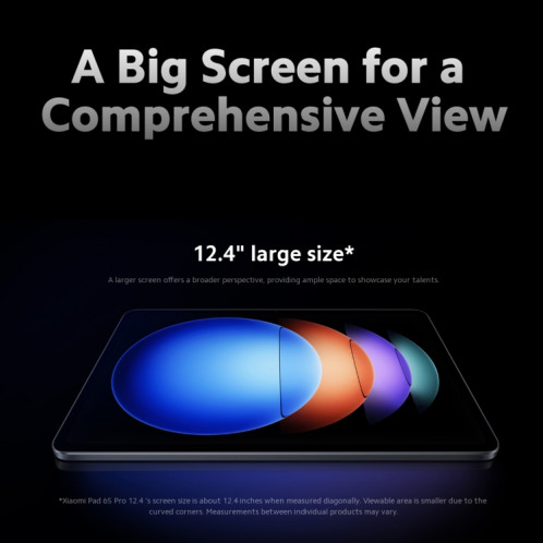 Xiaomi Pad 6S Pro 12,4 pouces, 12 Go + 256 Go, HyperOS Qualcomm Snapdragon 8 Gen2 Octa Core, batterie 10 000 mAh (bleu) SX702C847-032