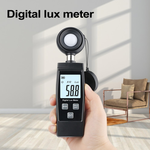 Photomètre numérique RZ851, plage : 0-200 000 Lux (noir) SH501A700-07