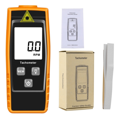 Tachymètre numérique RZ835, plage : 2,5-99999 tr/min (orange) SH901A1715-07