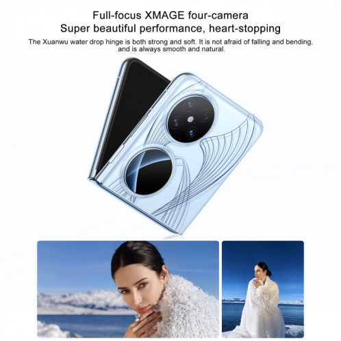 HUAWEI Pocket 2 Art Custom Edition, 16 Go + 1 To, 6,94 pouces + 1,15 pouces HarmonyOS 4.0 Octa Core, OTG, NFC, ne prend pas en charge Google Play (bleu) SH201A429-012