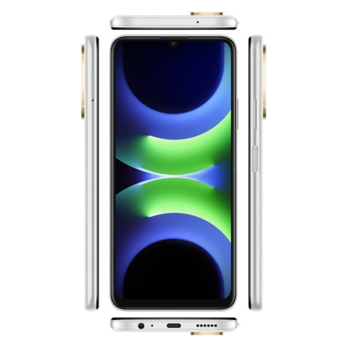 HUAWEI Enjoy 70z, 8 Go + 256 Go, identification par empreinte digitale latérale, 6,75 pouces HarmonyOS 4.0 Octa Core 2,4 GHz, réseau: 4G, ne prend pas en charge Google Play (blanc) SH802C188-08