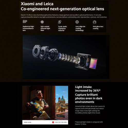 Xiaomi 14 Ultra, 12 Go + 256 Go, 6,73 pouces Xiaomi HyperOS Snapdragon 8 Gen 3 Octa Core 4 nm jusqu'à 3,3 GHz, NFC, réseau : 5G (bleu) SX101C1020-023
