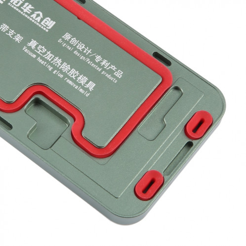 Pour iPhone 14 LCD cadre d'écran chauffage sous vide colle retrait moule avec support SH0108260-05