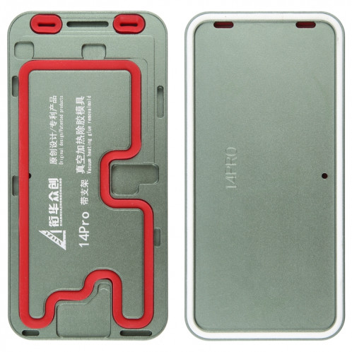 Cadre d'écran LCD pour iPhone 14 Pro, chauffage sous vide, moule d'élimination de la colle avec support SH01101875-05