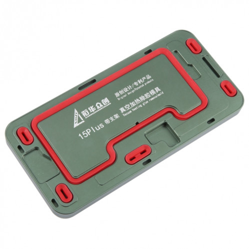 Cadre d'écran LCD pour iPhone 15 Plus, chauffage sous vide, moule d'élimination de la colle avec support SH01131177-05