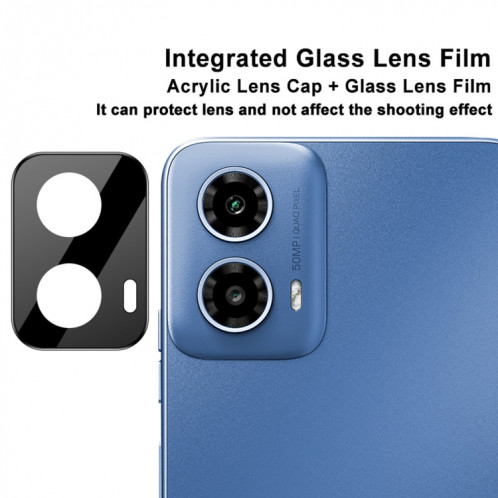 Film de lentille en verre intégré haute définition imak, Version noire pour Motorola Moto G34 5G SI75014-05