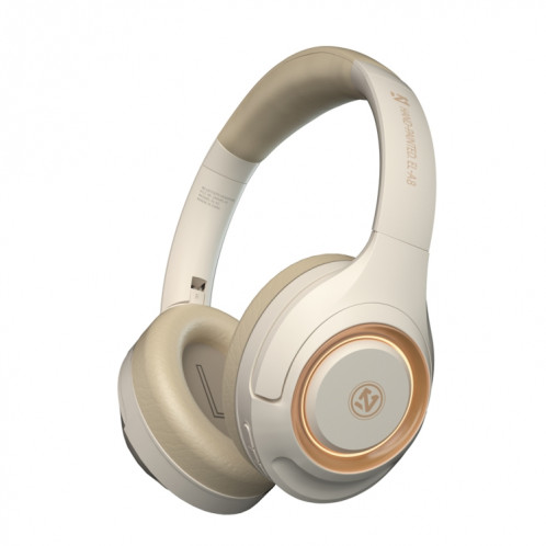 Casque de jeu sans fil A8, stéréo sur l'oreille, microphone filaire (Beige) SH301A1304-013